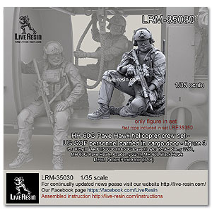 Экипаж вертолета HH-60G Pave Hawk — личный состав сил специальных операций перевозится в грузовом отсеке — рис. 3