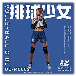 Девушка-волейболистка - 81 мм (1/20)