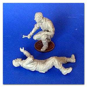 Современные израильские ремонтники танков. 2 фигуры.