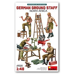 1/48 Немецкий наземный штаб с аксессуарами. Северная Африка