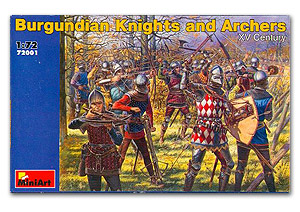 1/72 Бургундские рыцари и лучники