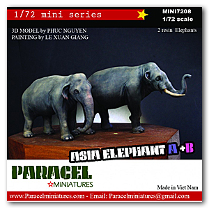 1/72 Азиатские слоны
