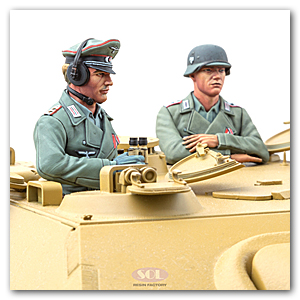 Немецкий командир и наводчик Sd.kfz.173 Jagdpanther времен Второй мировой войны (заказ 3-5 недель)