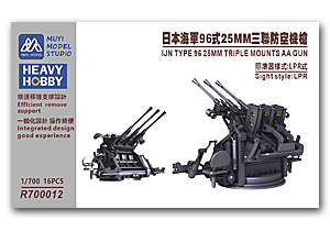 1/700 IJN Type 96 25 мм трёхствольная зенитная пушка - Тип прицела: LPR
