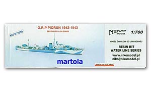 ОРП Пиорун 1942-43 Эсминец класса J,K,N