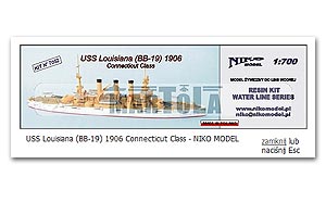 USS Louisiana (BB-19) 1906 года, класс «Коннектикут»