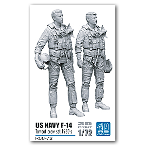 1/72 1980-е годы, дуэт пилотов истребителя F-14 ВМС США/ВМС США