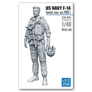 1/48 1980-х годов, пилот истребителя F-14 ВМС США