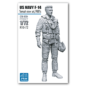 1/72 1980-х годов, пилот истребителя F-14 ВМС США
