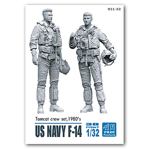 1/32 1980-е годы. Дуэт пилотов истребителя F-14 ВМС США и ВМС США
