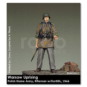 Варшавское восстание, Польская Армия Крайова, стрелок с Kar98k, 1944