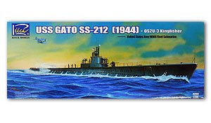 USS Gato SS-212 (1944) с гидросамолётом OS2U-3