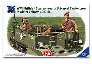 Экипаж авианосца Universal Carrier Британского Содружества в зимней форме, 1943-1945 гг.