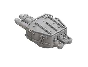 Тройной торпедный аппарат IJN Type 90 Model 1, 610 мм (1930)