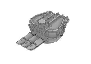Тройной торпедный аппарат IJN Type 90 Model 2, 610 мм (1930)