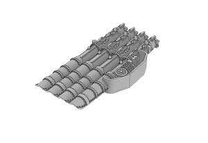 Четырехместный торпедный аппарат IJN Type 92 Model1, открытый 610 мм (1938 г.)