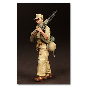 Пулеметчик Fallschirmjäger бригады Рамке. Эль-Аламейн, август 1942 г.