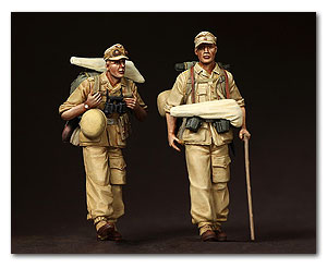 Фельдфебели Fallschirmjager — бригада Рамке. Эль-Аламейн, август 1942 г.