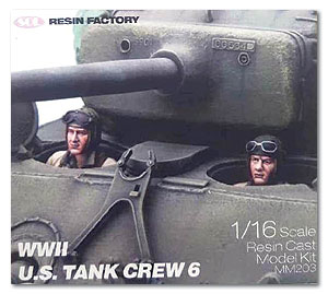 1/16 Танковый экипаж США Второй мировой войны, 6 (нужен предзаказ - 4 недели)