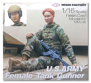 1/16 Женщина-танкист армии США