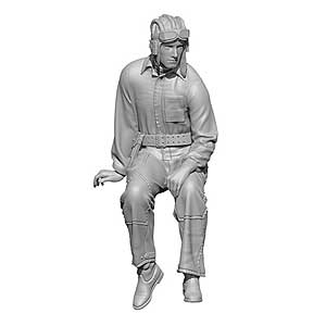 Русский танковый заряжающий времен Второй мировой войны