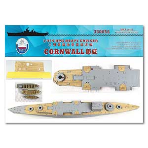 Деревянная палуба линкора HMS Cornwall Королевского флота