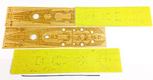 Деревянная палуба немецкого линкора «Бисмаркер» для Flyhawk