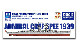 Немецкий карманный линкор (Panzer Schiff) Admiral Craf Spee 1939 для Trumpeter 05774