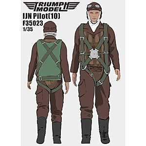 1/35 Пилот IJN (правая нога впереди, поза для ходьбы)