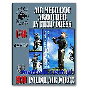 Воздушный механик-оружейник в полевой форме, 1939 год