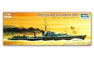 Эсминец типа «Трайбл» HMS Eskimo (F75)1941
