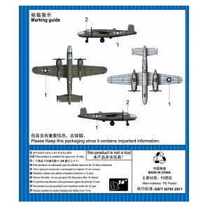 North American B-25B Mitchell (предварительно окрашенный)