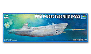 Подводная лодка DKM Тип VIIC U-552 (см. инструкцию по доставке)