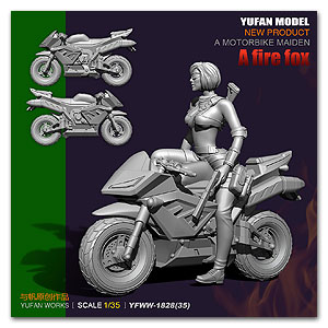 1/35 Мотоциклистка - Firefox
