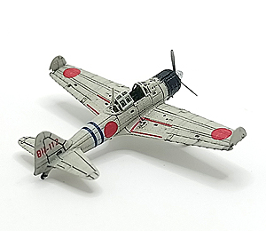 1/350 истребитель IJN A6M2 ZERO 21 (сложенные крылья) (3 шт.)