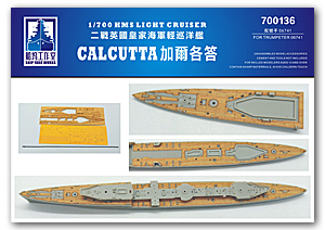 Деревянная палуба HMS Calcutta для Trumpeter 06741