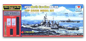 USS North Carolina BB-55 с набором деталей