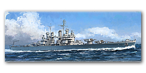Стартовый набор для модели USS Cleveland CL-55 1945 года