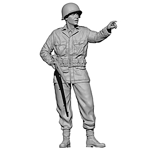 Военная полиция США времен Второй мировой войны 1/35 (набор для 3D-печати)