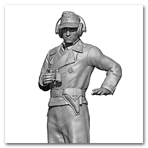 1/35 «Командир танка Panzer III Ausf.J» (комплект для 3D-печати)