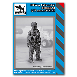 1/32 летчик-истребитель ВМС США современный № 2