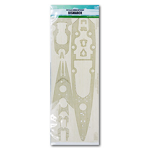 Деревянная палуба немецкого линкора «Бисмарк» (для Trumpeter 05358)