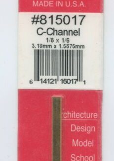 C-образный канал 12-1/8x1/16