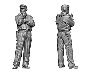 1/32 Пилот ВМС США времен Второй мировой войны (на палубе)