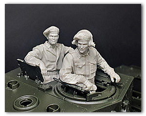 Комплект башенок для британского танка