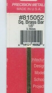 Квадратный латунный пруток 12-1/8
