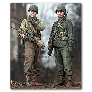 Набор пехоты США времен Второй мировой войны (2 фигурки)