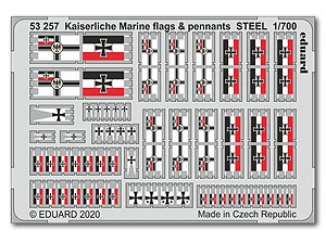 Флаги и вымпелы Kaiserlische Marine из стали (под заказ 3–5 недель)