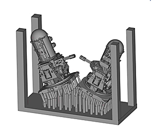 Система ближнего боя ВМС США Phalanx CIWS (2 шт.)