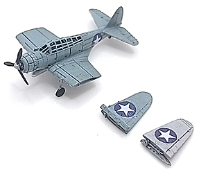 1/700 U.S. TBD-1 Devastator (со сложенными крыльями) (12 наборов)